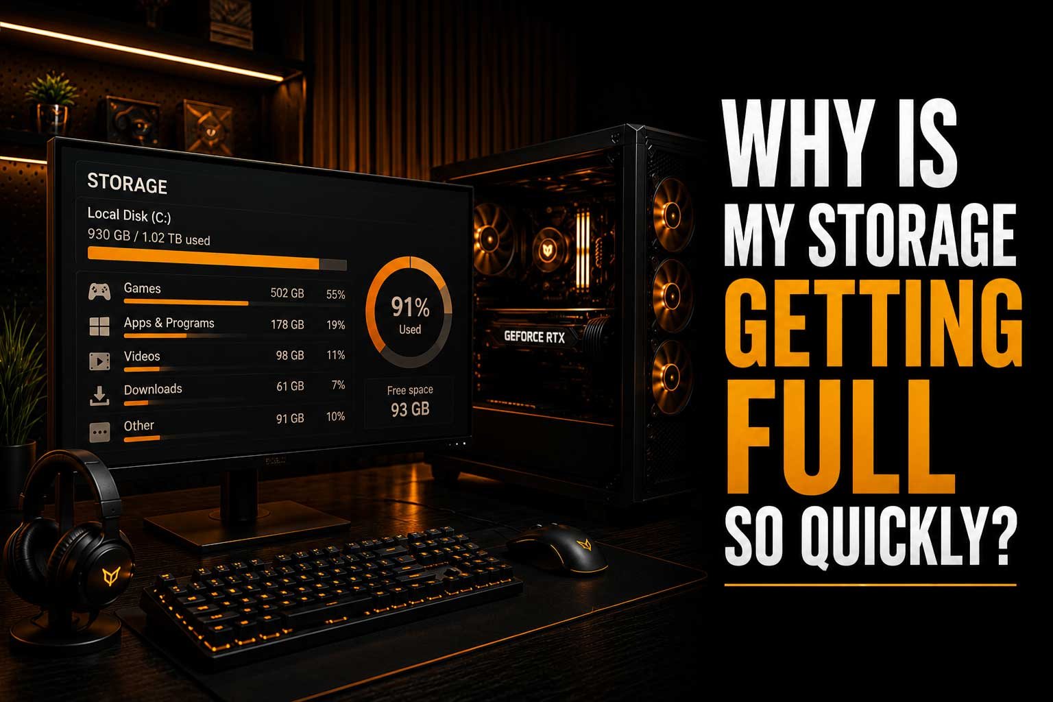 Why Is My Storage Getting Full So Quickly? Common Causes and Fixes