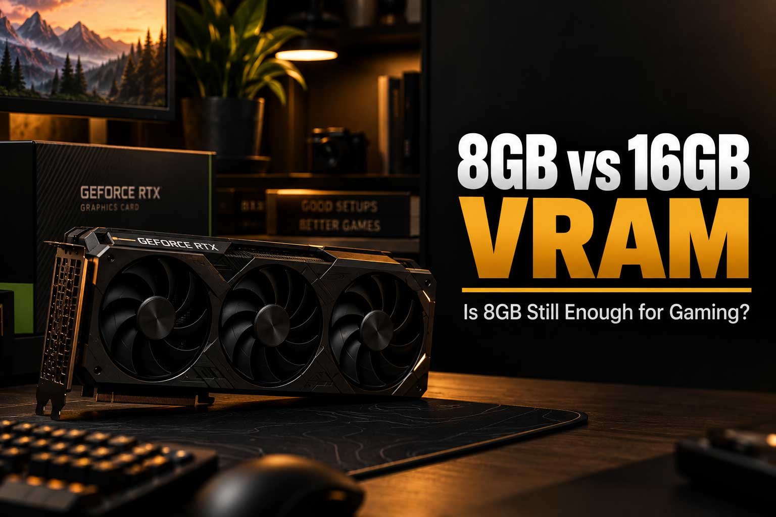 8GB vs 16GB VRAM: Is 8GB Still Enough for Gaming?