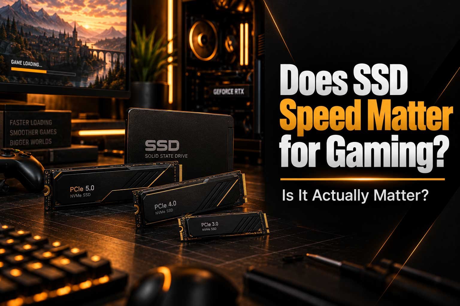 Does SSD Speed Actually Matter for Gaming?