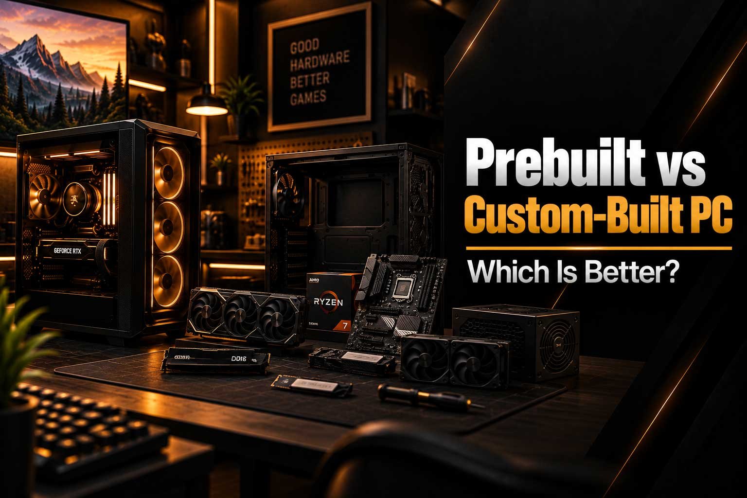 Prebuilt vs Custom-Built PC: Which Is Better?